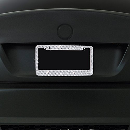 5 Bling+License+Plate+Frames+PACK