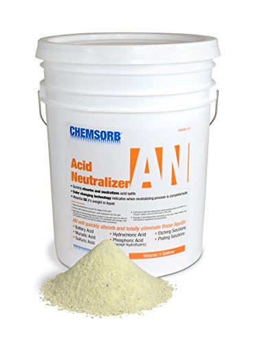 Chemsorb AN - Acid Neutralizing Absorbent, 5 Gal. Pail, SP60AN-L5P, Fast-Acting Acid Neutralizer Absorbent Spill Response, Safe Color Changing Technology, Silica Free Neutralizer, Laboratories - Thumbnail 3