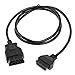 Docooler OBD-ii Obd2 16pin Male to Female Extension Cable Diagnostic Extender 150cm (5ft)