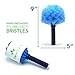 EVERSPROUT 6.5-to-18 Foot Duster 3-Pack with Extension-Pole (25+ Foot Reach) | Hand-packaged Cobweb Duster, Microfiber Feather Duster, Flexible Microfiber Ceiling Fan Duster | Aluminum Telescopic Pole