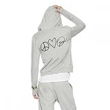 Peace Love Oprah Fleece Zip Hoodie