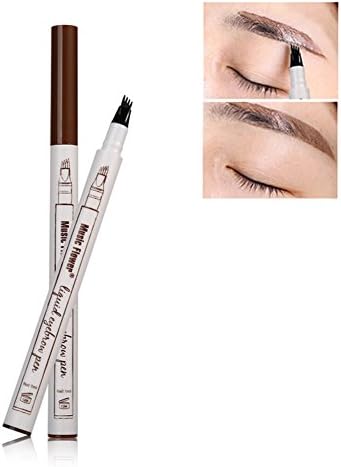 GUCHIS Eyebrow Pencil Carved Eyebrow Pen Long Lasting Waterproof Long-lasting Makeup Easy To Color for Eyes Makeup