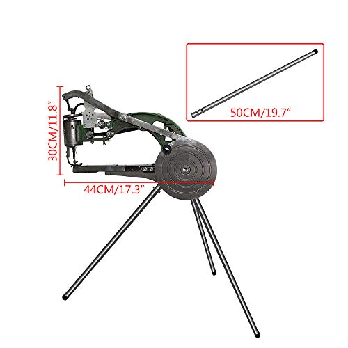 ZXMOTO Cobbler Sewing Machine Hand Crank Leather Sewing Machine w/Dual