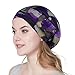 Alnorm Slouchy Striped Beanie Hat Comfortable Headwrap Cap