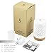 Elegant Life Essential Oil Diffusers Ultrasonic 100 ml White Ceramic Aromatherapy Diffuser with 4 Timer – Cool Mist Humidifier, 7 Colors LED Lights – Waterless Auto Shut off for Home Office Bed Roomthumb 4
