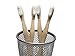 Natural Bamboo Toothbrush Adults Medium Bristles Multi-pack of 4. Perfect for Health Brushing and White Smiling, Eco and Environmentally Safe 100% Biodegradable