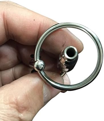 The Bondage Locker Penis Plug with Glans Ring and Textured Shaft, 50 mm - Image 4
