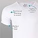 Ejis Men's Undershirts, 3 Pack: Anti Odor V Neck T Shirts, Micro Modal, White