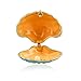 MICG Trinket Box Hinged Small Seashell Figurine Collectible Pearl Mussel Wedding Jewelry Ring Holder