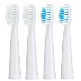 KIPOZI Electric Toothbrush Heads,Replacement Brush Heads for KIPOZI Sonic Electric Toothbrush,Soft Bristle,4 Pack