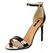 DailyShoes Women's Stilettos Sandal Open Toe Ankle Buckle Strap Platform Evening Party Dress Casual Shoes