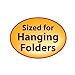 Smead Interior File Folder, 1/3-Cut Tab, Letter Size, Yellow, 100 per Box, Expandable File Folders for Filing Cabinet