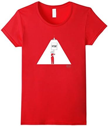 Womens Ann Telnaes: Dissent Spotlight T-shirt Small Red
