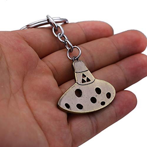 Algol - The Legend of Zelda Keychain Ocarina of Time Key Ring Holder Metal Car Chaveiro Key Chain Pendant Game Jewelry