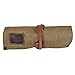 Hide & Drink, Waterproof Waxed Canvas Travel Watch Roll Organizer with 4 Slots, Easy Carry On Watchlover Storage, Handmade Travel Case, Fatigue