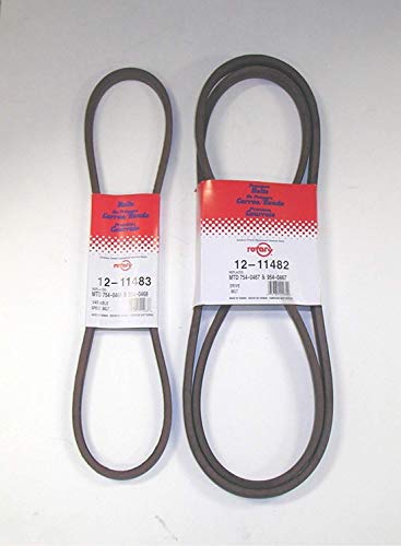 NEW MTD PRIMARY & SECONDARY DRIVE BELTS, 954-0468, 754-0468, 954-0467, 754-0467, NEW,