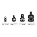 Capri Tools 2264626 Impact Adapter and Reducer Set, CrMo, 4-Piece