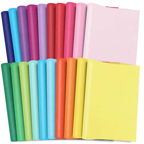 BEISHIDA 100 Sheets 20 Colors Colored Tissue