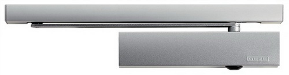 Geze 116295 E Slider Rail Kit Set Silver, black