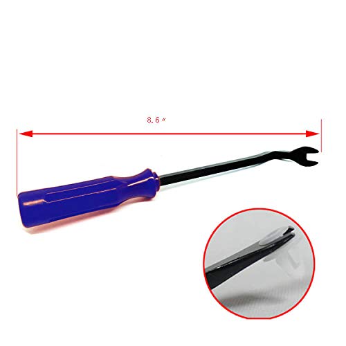 Fpz Blue 8pcs Auto Trim Removal Tool,Car Panel Door Audio Trim Removal Tool Kit for Car Audio Dash Door Panel Window Molding Fastener Remover Tool Kit