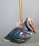 Pelican Tiki Bar & Christmas Ornament Beach Nautical Decor