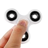 FidgetKool Fidget Toys Spinning Top and Spinner Relieves Your ADHD, Anxiety, and Boredom Gifts Color Random( White Blue or White Black)