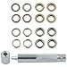 DGOL 200 Packs 5/16 inch(8mm) Cooper Grommets Bronze and Gunmetal Metal Fasteners Eyelets with Install Tool