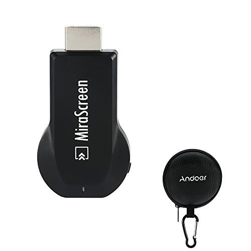 Andoer MiraScreen Wi-Fi Display Receiver Powerful 1080P Audio & Video DLNA Airplay Miracast Display Dongle with Box