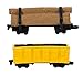 Safari Ltd Steam Train TOOB With 10 Connectable Hand Painted Figurines, Including Steam Engine, Log Car, (2) Passenger Cars, (3) Box Cars, a Caboose, Water Tower and Train Station.