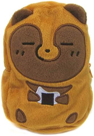 Amazon タヌキとキツネ ぬいぐるみ ポーチ たぬき バッグ パスケース グッズ たぬきときつね おむすびおいしいね ぬいぐるみ ホビー