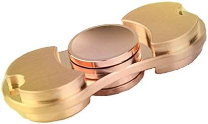 Fidget Spinner Seddex EDC Hand Spinner ADHD Focus Toy Ultra Durable High Speed 1-3 Min Spins Precision Brass Material - Gold