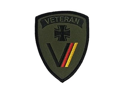 Café Viereck Veteran Bundeswehr Patch mit Klett