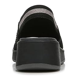 BZees Womens Nouveau Wedge Sandal Black 11 M