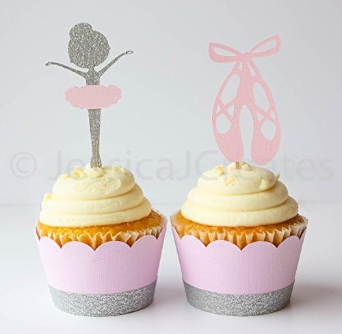 Ballerina Cupcake Toppers - Ballerina - Cupcake Toppers - Ballerina Party Decorations - Ballerina Party