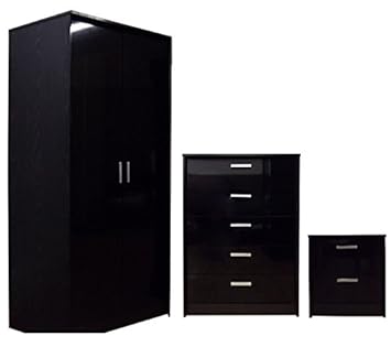 Direct Furniture Khabat 2 Door Corner Wardrobe And 5 Drawer