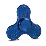 Opard Tri Fidget Spinner R188 Bearing Plum Blossom Hand Spinning Toy for Child and Adult (Blue)