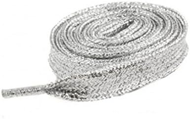 Girls Sparkly Metallic Shoelaces
