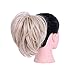 OUBECA Tousled Synthetic Hairpiece Scrunchies Straight Elastic Updo Scrunchy Bun For Women (24H613)