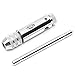Tonsiki Adjustable M3-M8 3mm-8mm HSS T-Handle Reversible Ratchet Wrench Tapping Threading Tool with Sliver Hand Screw Tap