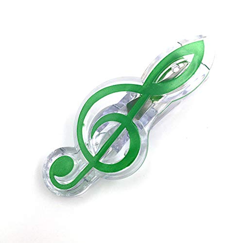 Hooshion 10 pcs Music Note Clip Music Book Clip Music Page Holder Piano Book Clamps Suit for All Musical Instruments