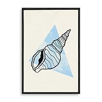 Framed Canvas Wall Art Modern Geometric Pattern Canvas Prints Home Artwork Decoration for Living Room,Bedroom - 16x24 inches