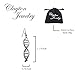 DNA Double Helix Earrings - Silver Toned