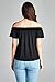 Emmalise Women's Short Sleeve Off Shoulder Casual Soft Shirt Tops