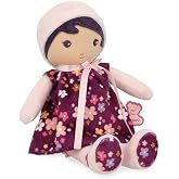 Kaloo - Tendresse - My First Fabric Doll - Violette - Medium | Safe for Babies - Machine Washable Plush Toy - Heirloom Quality - Rich Textures for Cuddling - Personalized Touch