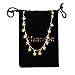 Manerson Lucky Star Choker Necklace Pendant Disc Chain Statement Necklace For Woman Jewellery Gold Tone
