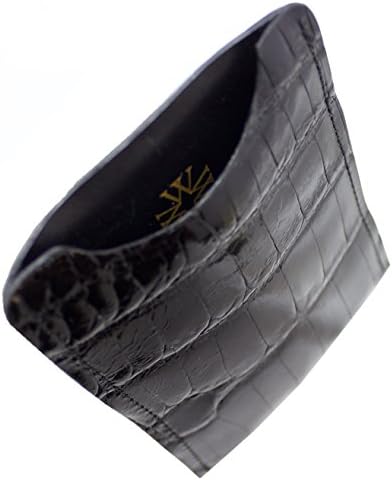 Slim Minimalist Front Pocket Genuine Fine Alligator Wallet Money Clip Wallets by John Allen Woodward