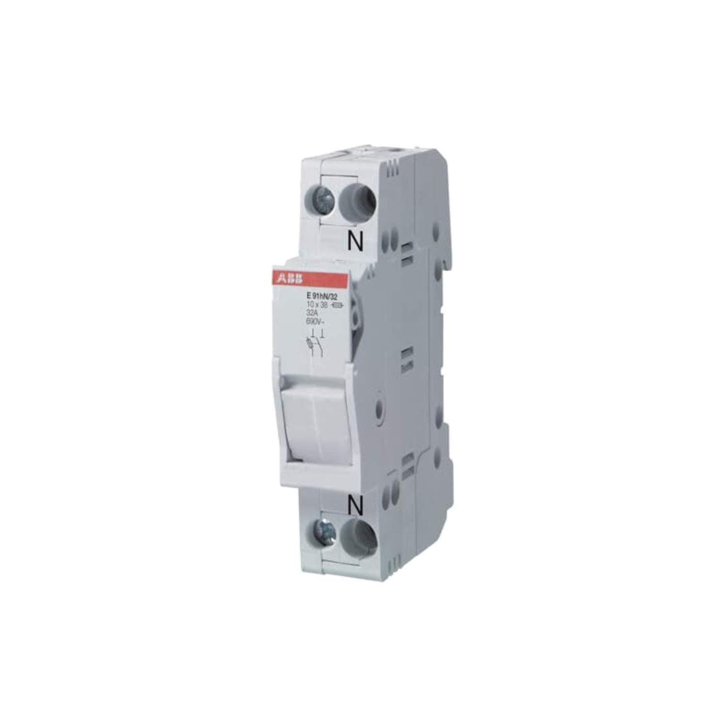 Abb-entrelec e90 - Modular Fuse Holder Base Sectioner/Sectionable e93n/32 4 Modules