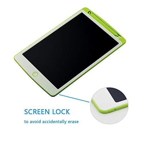 Color LCD Writing Tablet 10 Inch Colorful Screen with Lock HUIXIANG Drawing Board Electronic e Writer Digital Doodle Sketch Erasable Pad for Kids Boys Girls Birthday Present (Green)
