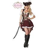 California Costumes Women's Sexy Swashbuckler Pirate Costume