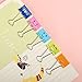 FORNIC Smile Binder Clips, 25 mm, Assorted Color, 48 Pcs per Tub